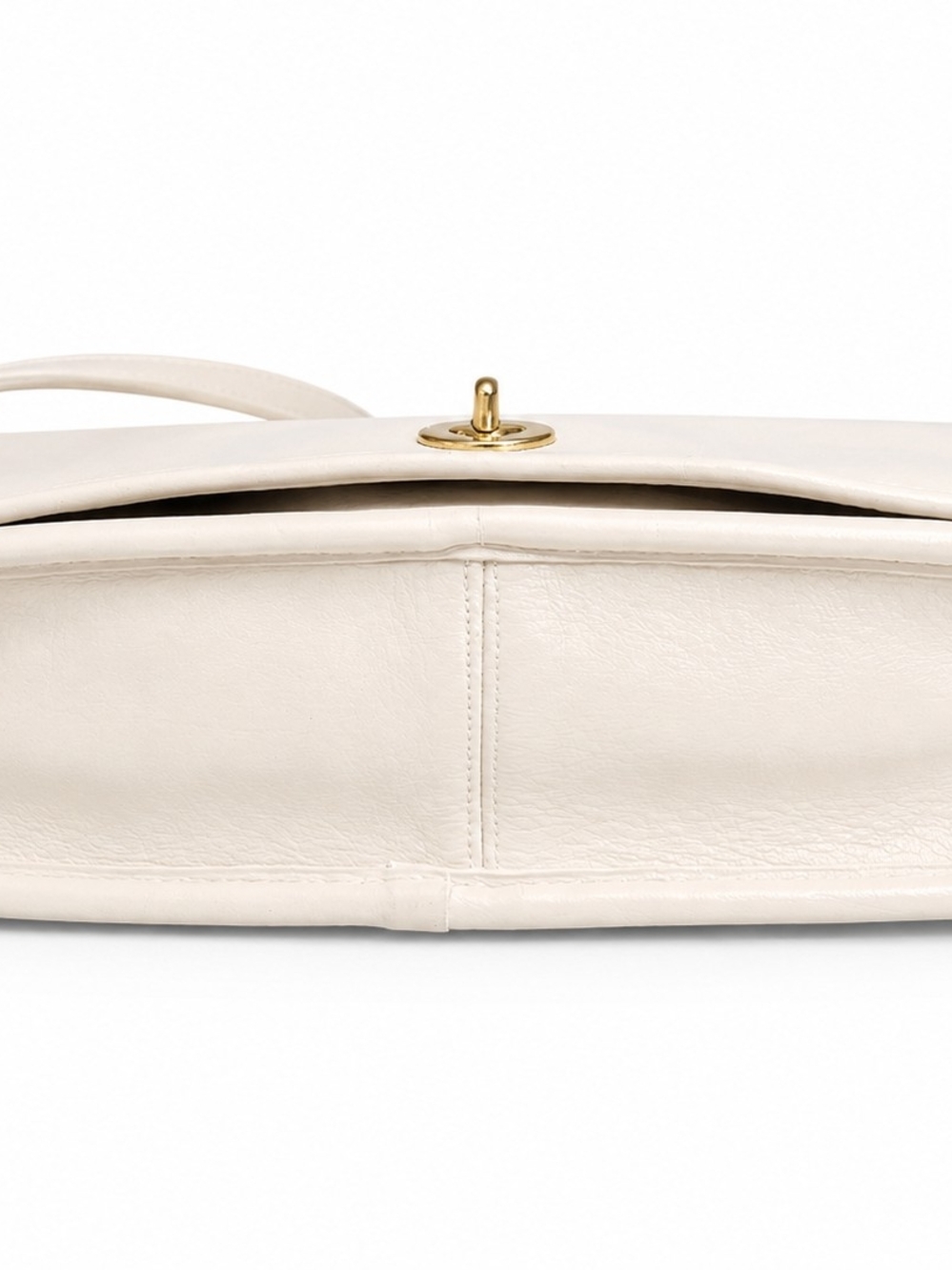 Vintage Rare Coach Ivory Glove-tanned Convertible Clutch Style 4614 Made In NYC - Picture 8 of 9